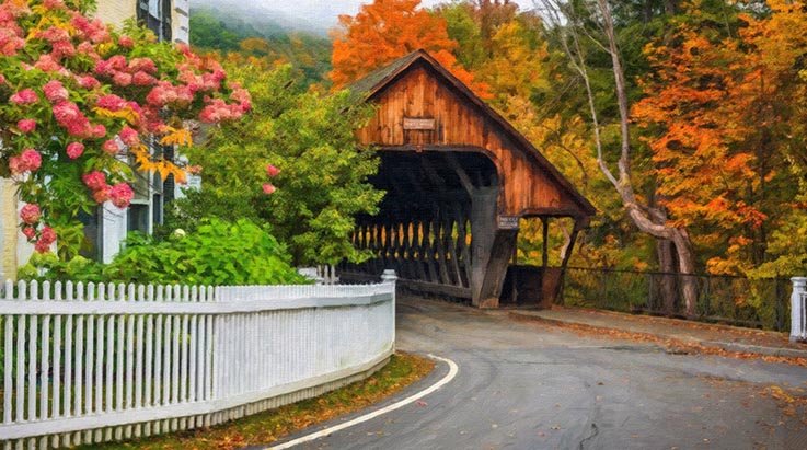 Middle Bridge, Woodstock, VT